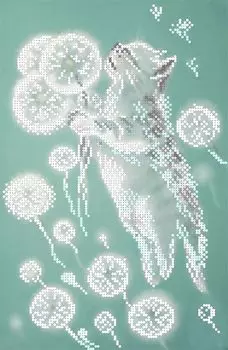 Рисунок на ткани «Пух»