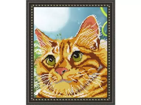 Рисунок на ткани «Рыжий кот»