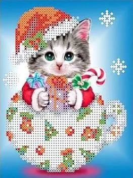 Рисунок на ткани «Снежок»