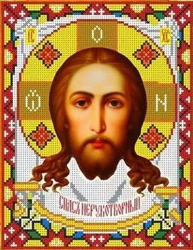 Рисунок на ткани «Спас Нерукотворный»
