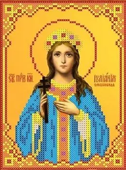 Рисунок на ткани «Святая Ульяна»