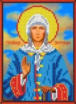 Рисунок на ткани «Святая Ксения»