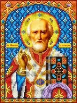 Рисунок на ткани «Святой Николай Чудотворец»