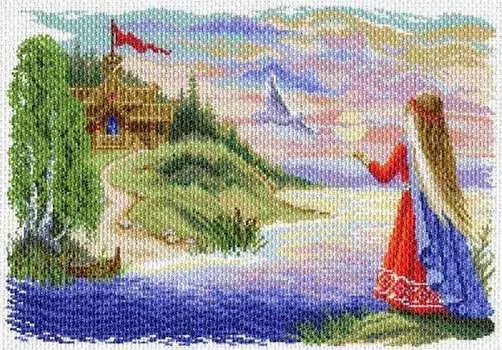 Рисунок на ткани «Весточка»