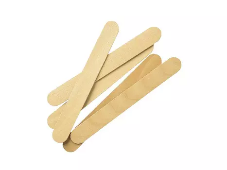 Шпатель деревянный, 140х12 мм, 50 шт., Craftsmen.store