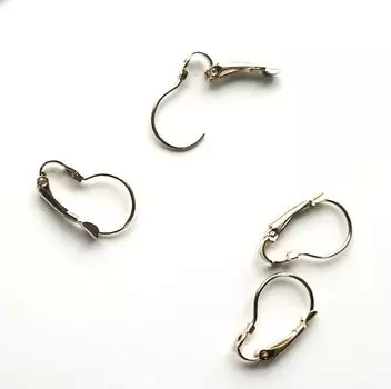 Швензы с французской застежкой (цвет золото) 2 пары, ResinArt