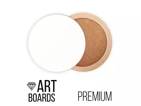 Заготовка ART Board Premium White круглый ? 35 см, Craftsmen.store