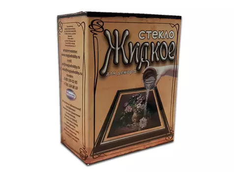 Жидкое стекло для декора