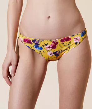 Bas de bikini simple - DELILAH - JAUNE SOLEIL - 48