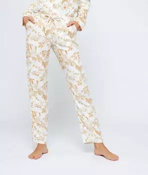 Брюки с принтом - AFRICA - ЭКРЮ - XL