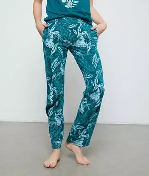 Брюки с принтом - LEANDRA - Зелёный - XS