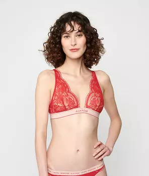 Бюстгальтер le triangle без косточек - LANE - Розово-лиловый - 80D