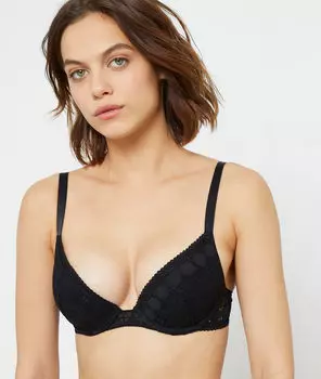 Бюстгальтер n°2 - пуш-ап с глубоким декольте - TODAY - Чёрный - 75C