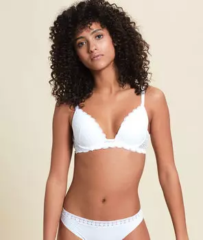 Бюстгальтер n°2 - пуш-ап с глубоким декольте - CHERIE CHERIE - Белый - 65C