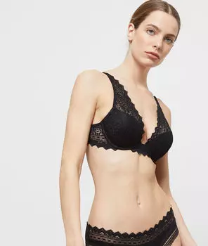 Бюстгальтер n°3 - le triangle пуш-ап - RUNWAY - Чёрный - 80C