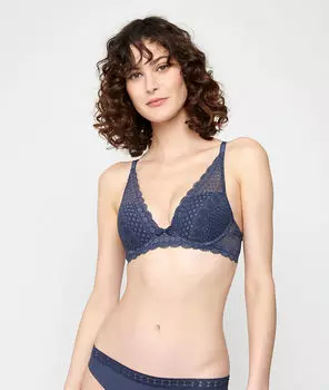 Бюстгальтер n°3 - le triangle пуш-ап - CHERIE CHERIE - Антрацит - 75B