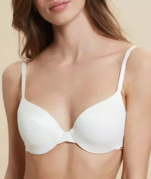 Бюстгальтер n°5 - с поролоновыми вставками классический - PURE - Экрю - 65C