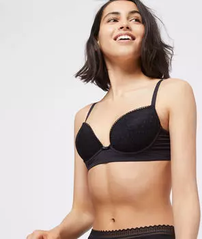 Бюстгальтер n°5 - с тонкими вставками - MOVE - Чёрный - 70D