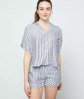 Chemise de pyjama - SONG - MARINE - M