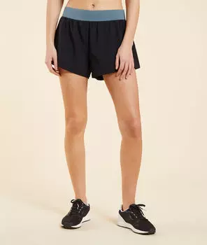 Двухслойные спортивные шорты с дизайном color block - ENYA - Разноцветный - XS