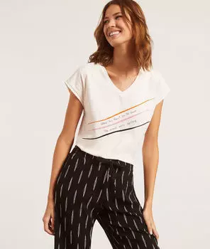 Футболка 'когда думаешь о хорошем' - DIMITRI - Экрю - L