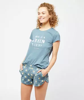 Шорты с принтом - KLAYA - Синий - M