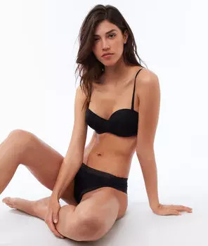 Хипстеры из микроволокна - PURE FIT® - ЧЕРНЫЙ - S