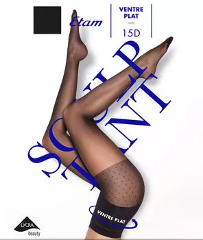 Колготки с эффектом скульптурирования для плоского живота - VENTRE PLAT - ЧЕРНЫЙ - L