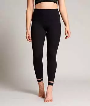 Короткие леггинсы с декором - HEIDI - Чёрный - S