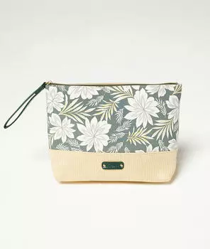 Косметичка с цветочным принтом - JILL - Зелёный - ¿¿¿¿ ¿¿¿¿¿¿