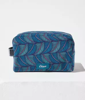 Косметичка с принтом тропических листьев - BERIE - Синий - ¿¿¿¿ ¿¿¿¿¿¿