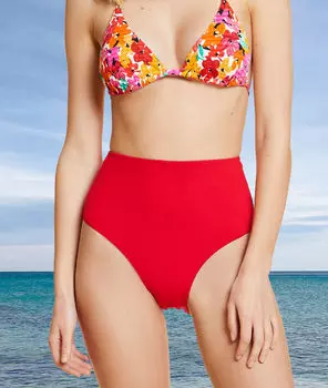 Моделирующие трусики от купальника - SHAPEWEAR PROMESSE - Алый - 48