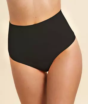 Моделирующие трусики стринги - средняя поддержка - POWER BY ETAM - Чёрный - L