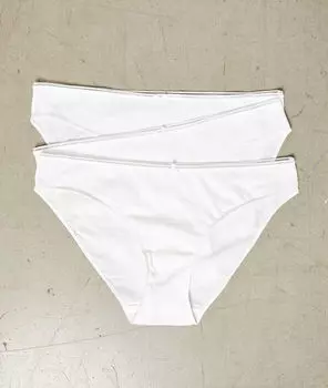 Набор из 3 трусиков, биохлопок - MAUD - ЭКРЮ - M