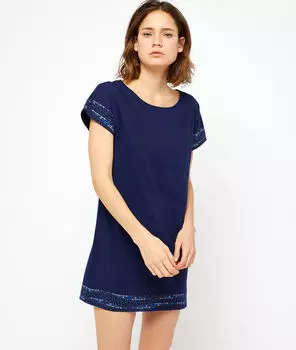Ночная рубашка - DABY - Тёмно-синий - XL