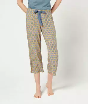 Pantacourt imprimé à nouer - KIANA - MARINE - XL