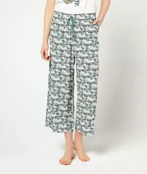 Pantacourt large imprimé - JOCYA - KAKI - XL