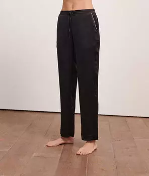 Пижамные брюки из шелка - MILKY - Чёрный - M