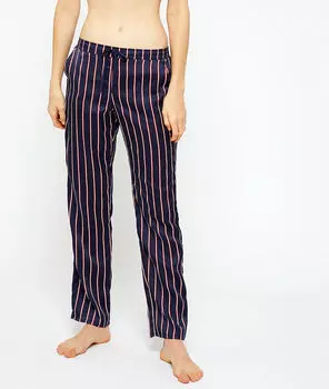 Пижамные брюки в полоску - GINA - Тёмно-синий - XL