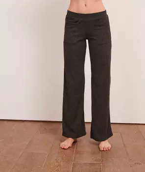 Пижамные брюки в рубчик - DAMON - Серый - S