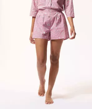 Пижамные шорты с цветочным принтом - LILIE - Розовый - XS