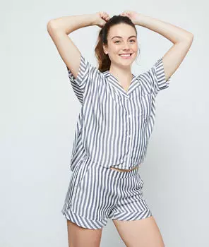 Пижамные шорты - SONG - Тёмно-синий - S