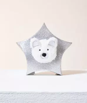 Плюшевые носочки с вышивкой в виде мишек - OLIANE - Серый - 38/39