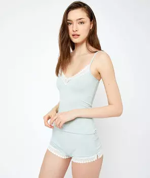 Short bords dentelle - VIVIANA - CELADON - XS