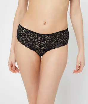 Shorty en dentelle - MANDALA - NOIR - 44