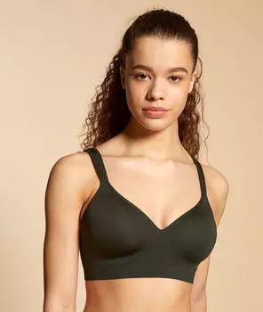 Спортивный бюстгальтер - сильная поддержка - LAURE - Хаки - 70C