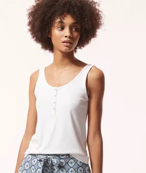 Топ в рубчик с открытой спинкой - LAYA - Экрю - XS