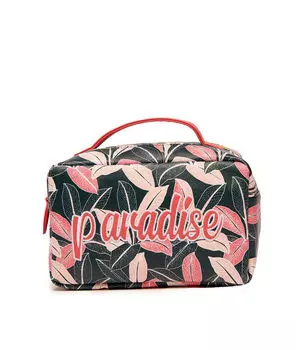 Trousse de toilette imprimée 'paradise' - LISA - BLEU FONCE - ¿¿¿¿ ¿¿¿¿¿¿