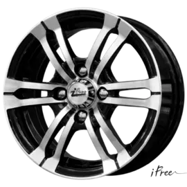 Диски R13 4x98 5,5J ET35 D58,5 iFree Фриланс Блэк-Джек