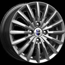 Диски R14 4x100 5,5J ET43 D60,1 K&amp;K Акцент (КС641) Дарк платинум Оригинал